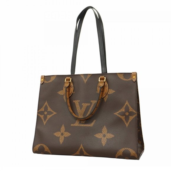 Louis Vuitton Monogram Reverse On-the-Go MM Tote Bag M45321 Brown Women's - Picture 1 of 16